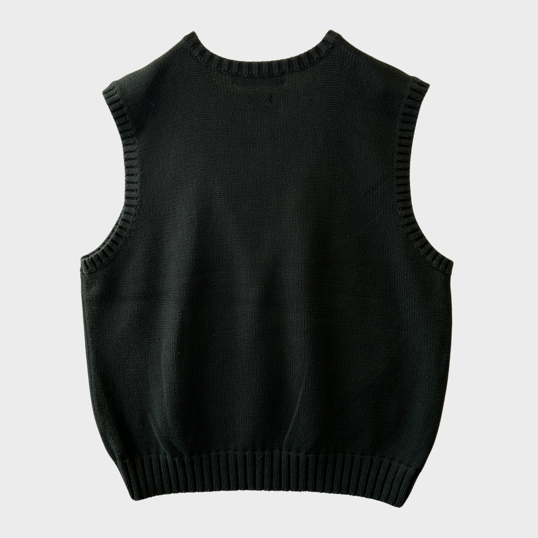 00's Polo by Ralph Lauren ラルフローレン ニットベスト 黒 (XL