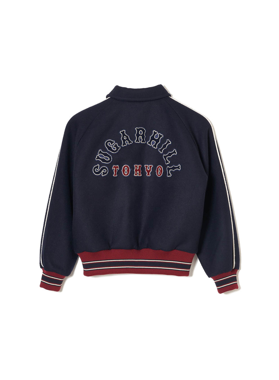 SUGARHILL(シュガーヒル)のMELTON STADIUM JACKET NAVYの通販｜PALETTE