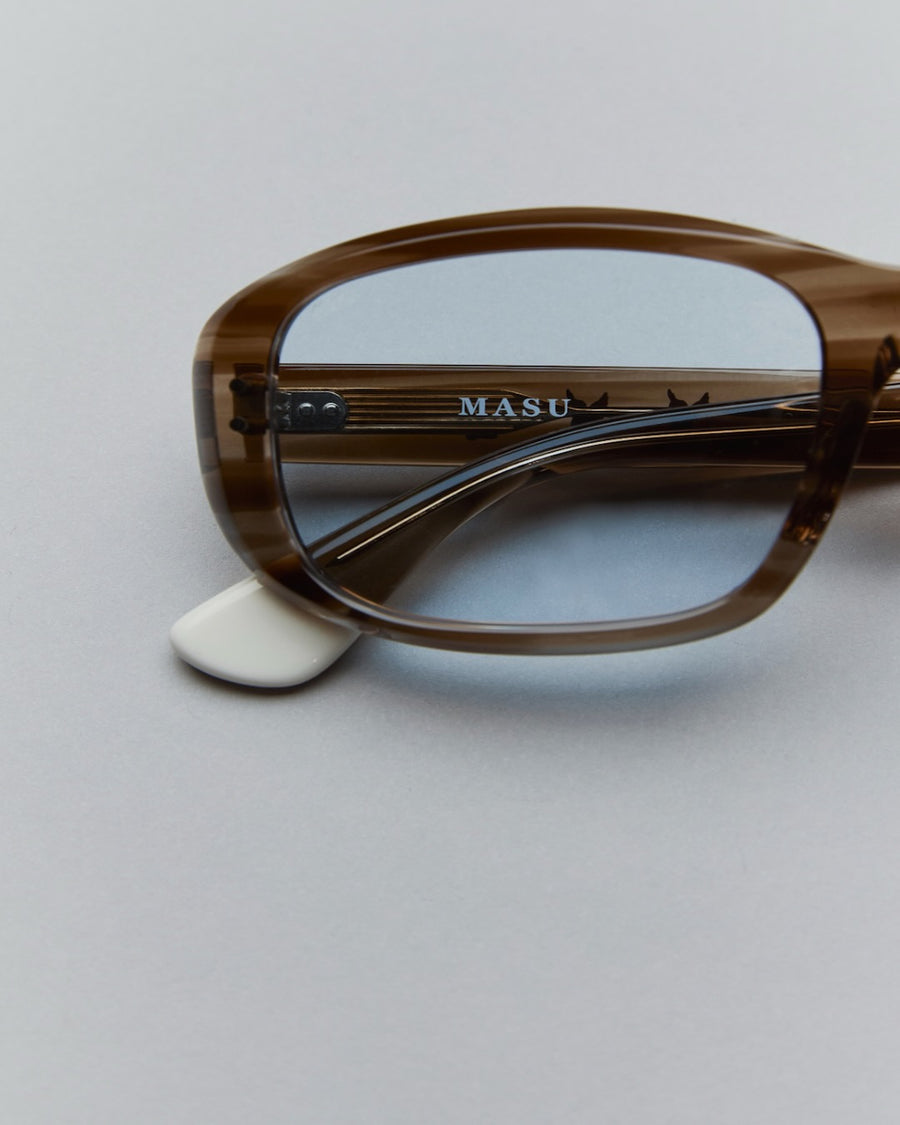 MASU(エムエーエスユー)のBLANC OVAL SHAPE SUNGLASSES BLACKの通販