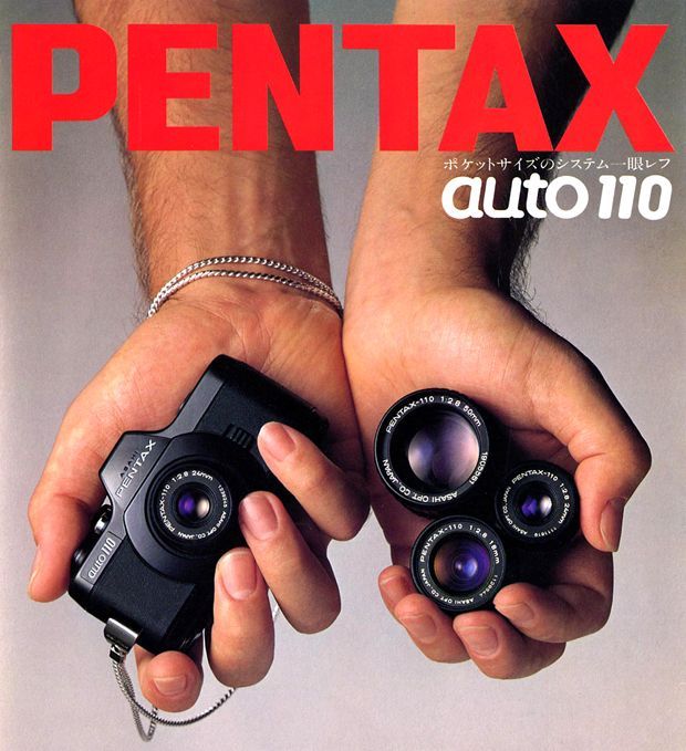 フィルムカメラとしては世界最小の一眼レフ PENTAX auto110 1979～1983