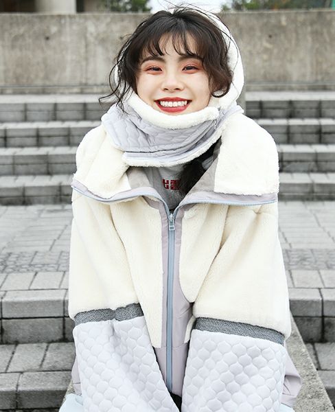 hatra ハトラ HOODY[GREY]_