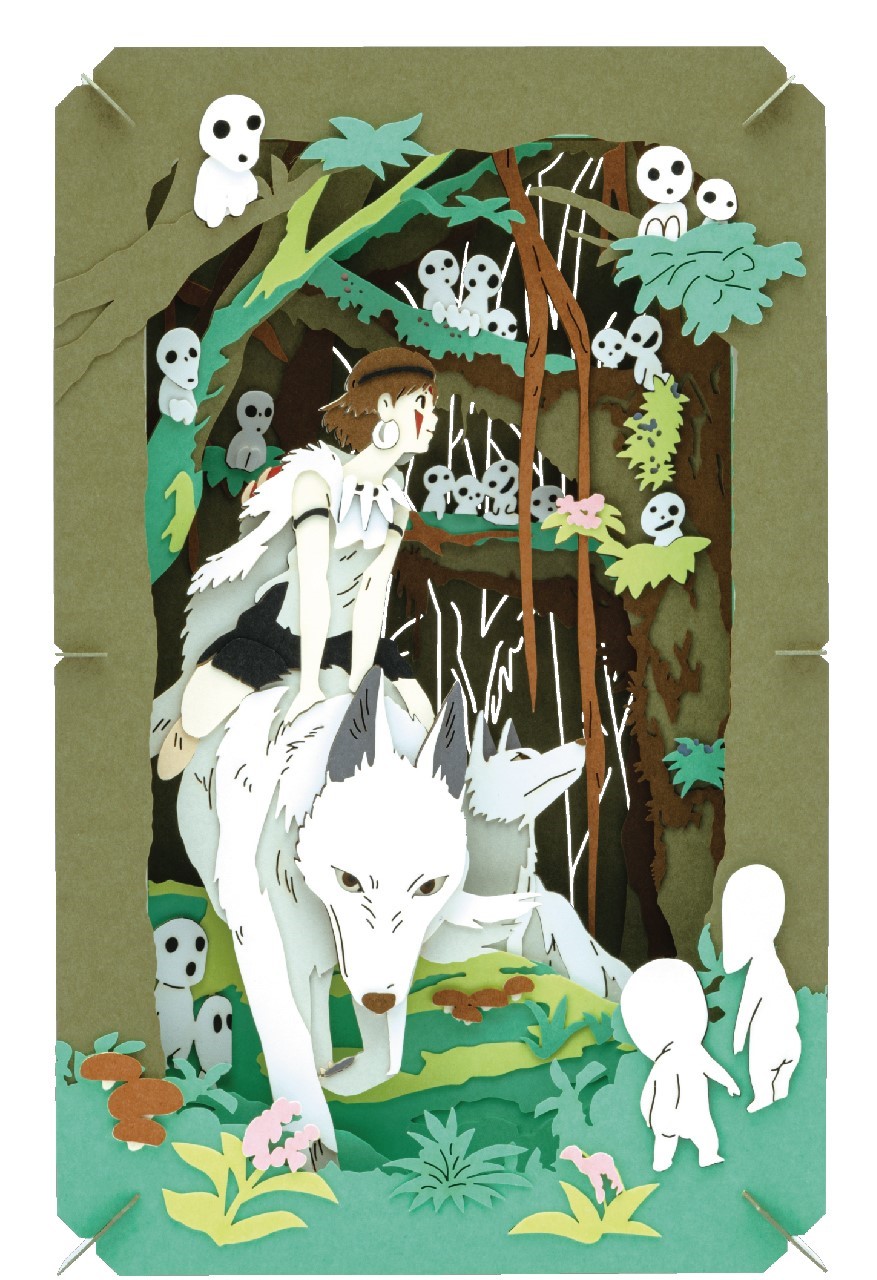 もののけ姫 PAPER THEATER / PT-L80 コダマの棲む森 | PAPER THEATER