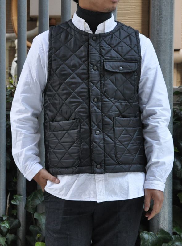 BEAVER of Bolton】ビーバーオブボルトン ノーカラー キルティング