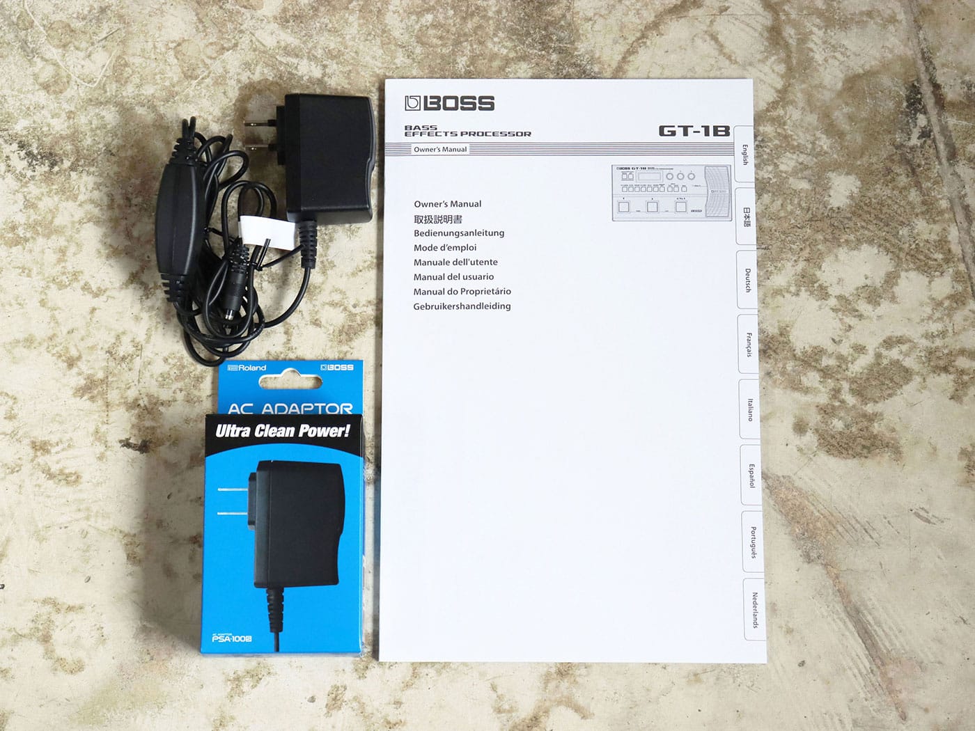 中古・新品同様】BOSS GT-1B ベース用マルチエフェクター アダプタ付属