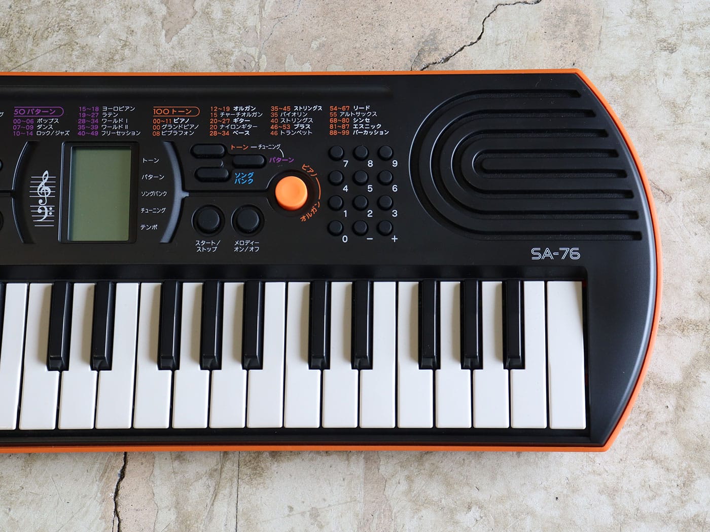 中古】CASIO SA-76 44鍵 ミニ電子ピアノ ケース付属 - 神奈川県の中古