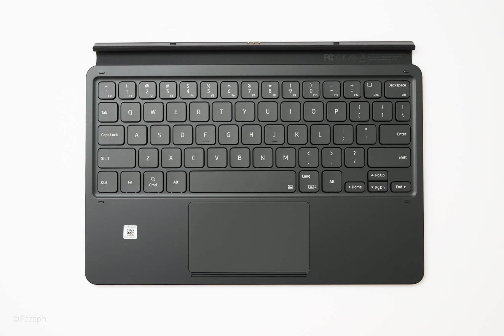 Galaxy Tab S7純正のキーボードカバーは打鍵感は最高だがトラック