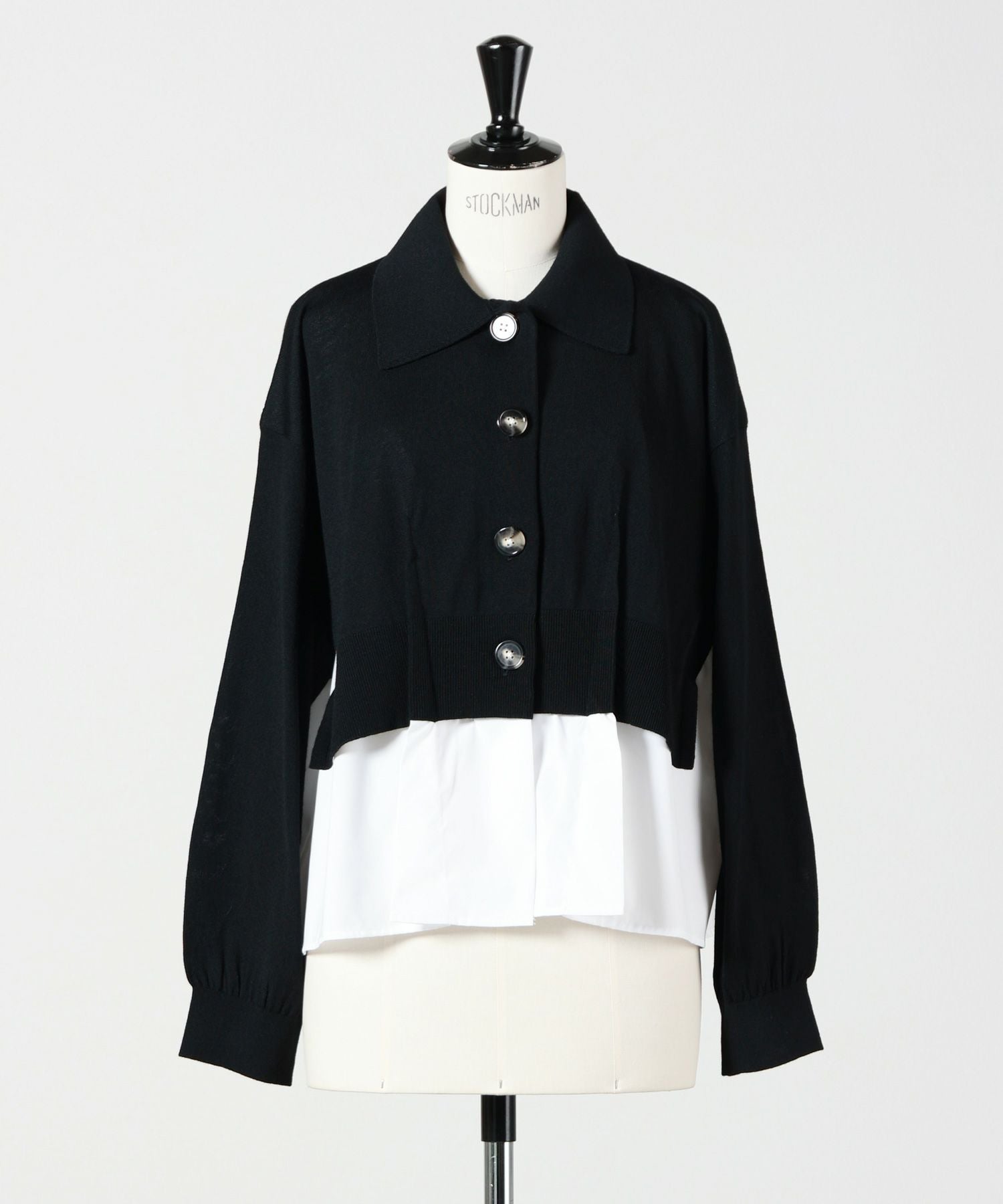 ENFOLD(エンフォルド)】 FAKE-LAYERED CARDIGAN｜PARIGOT ONLINE