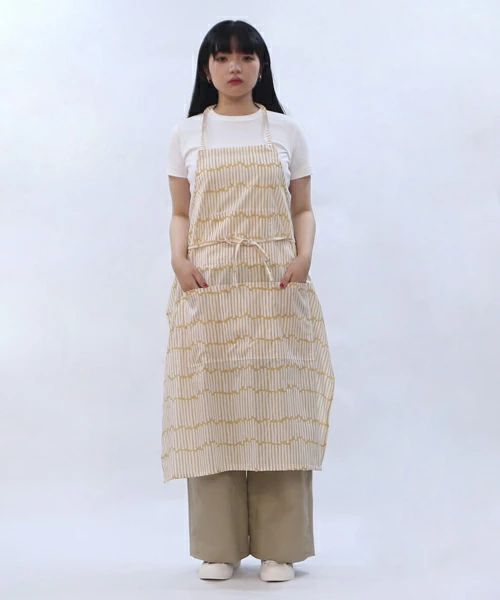 型布(カタヌノ) 切って縫うだけ! 】カフェエプロン / (シーチングor