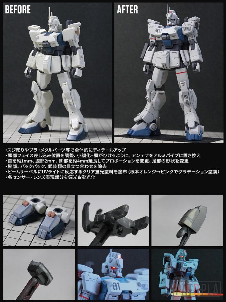 HGUC 1/144 ガンダムEz8 改修・全塗装製作 10 YEARS AFTER - ぱとぷら