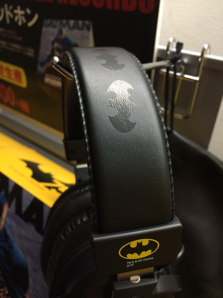 タワーレコード バットマン 75周年 ヘッドフォン 【公式通販】