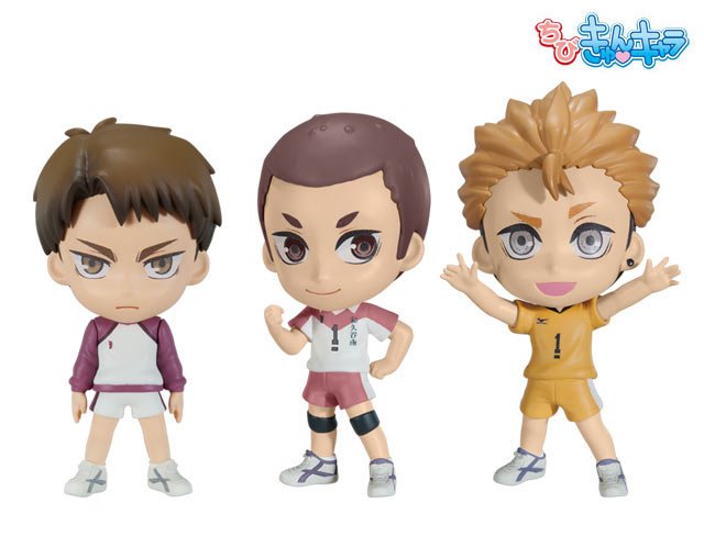 グッズ・ちびきゅんキャラ『ハイキュー!!』～牛島・中島・照島登場