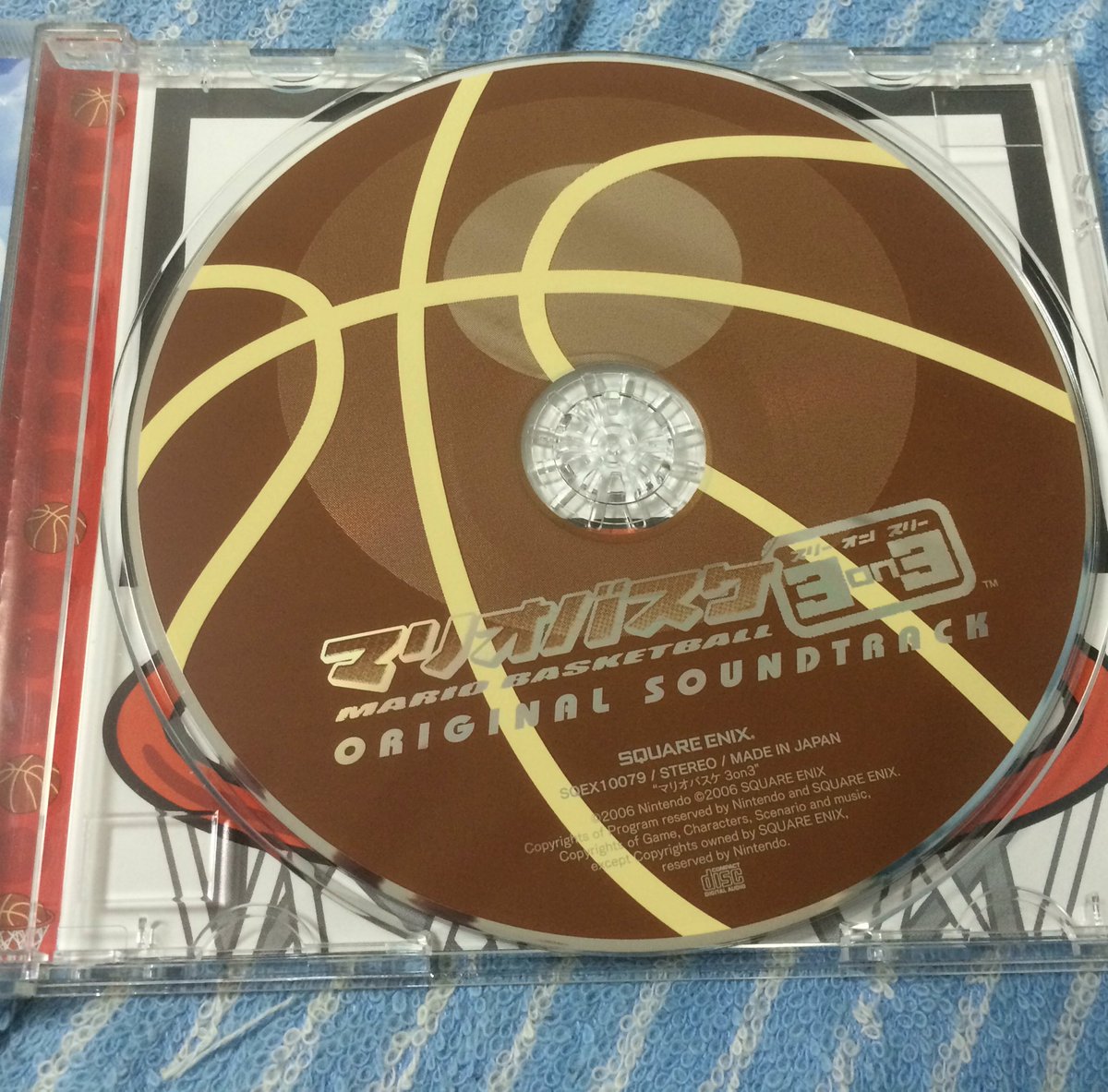 マリオバスケ3on3はBGMがとても素晴らしいし、サントラの見た目も