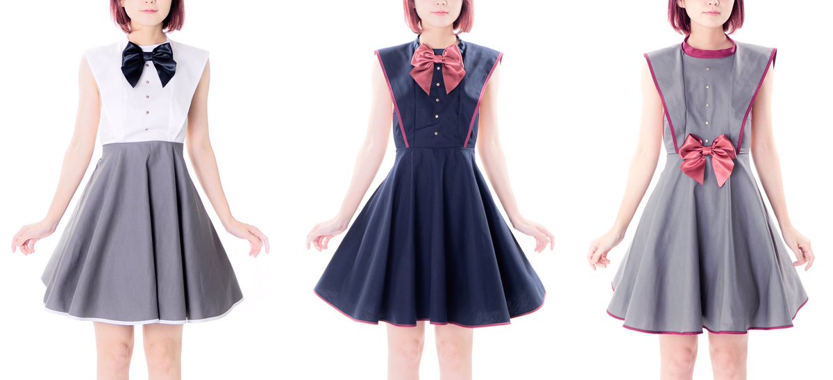 M企画新作のお知らせ📣 軍服セーラーワンピースの受注を開始しました