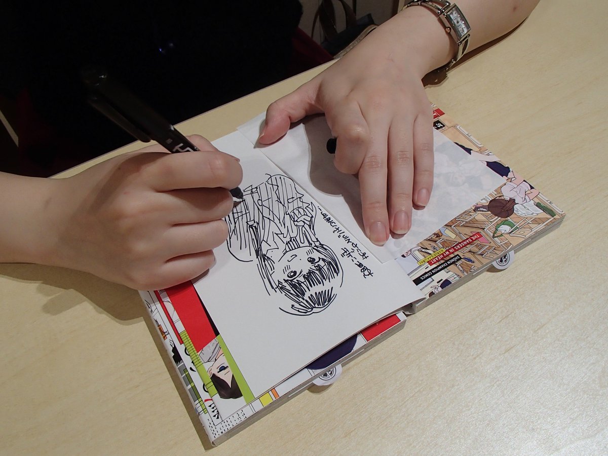 サイン本情報】本日、桜井のりお先生がご来店されました！12/7発売の