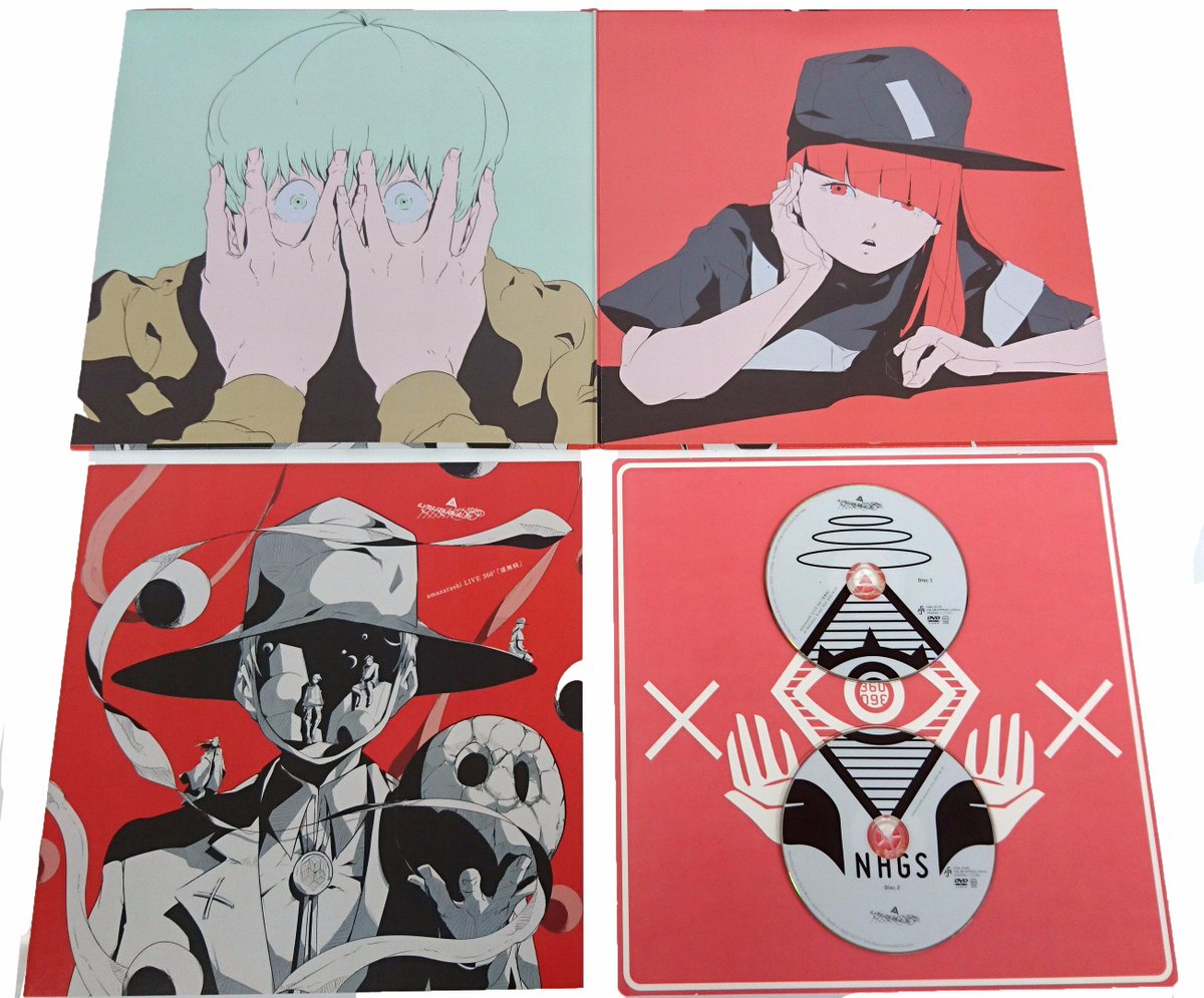 本日店着日。amazarashi LIVE 360° 「虚無病」 LPジャケット公開。