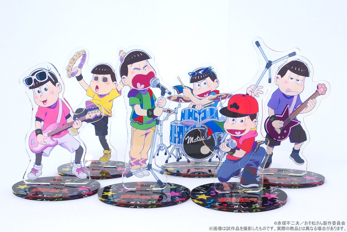 グッズ情報】立てて飾れるビッグアクリルスタンドコレクションにバンド