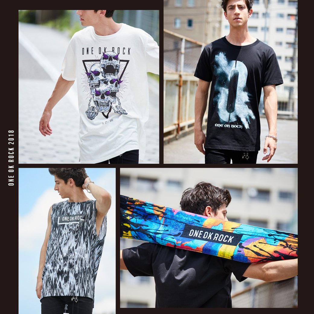 ONE OK ROCK 2018年夏フェスに向け新しいグッズが明日より販売開始