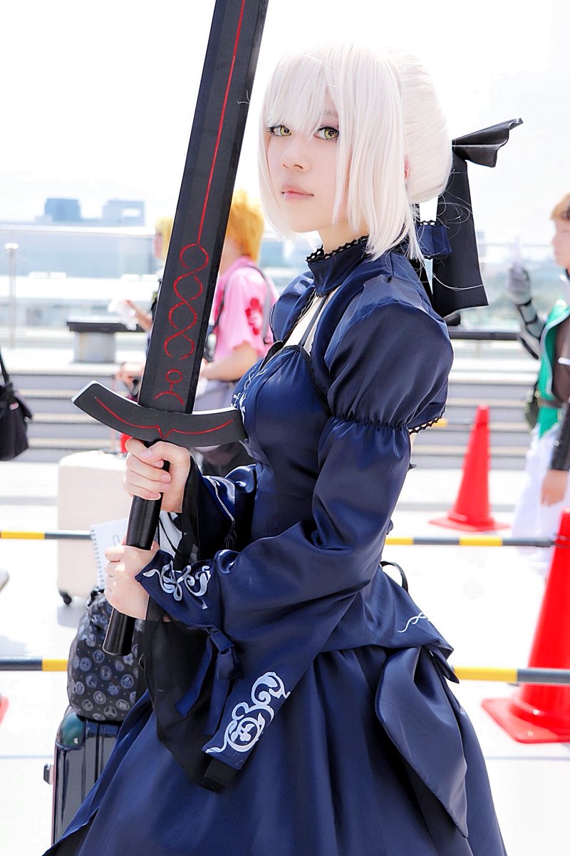 コスプレ【FGO セイバーオルタ】 コミケ二日目撮影していただき