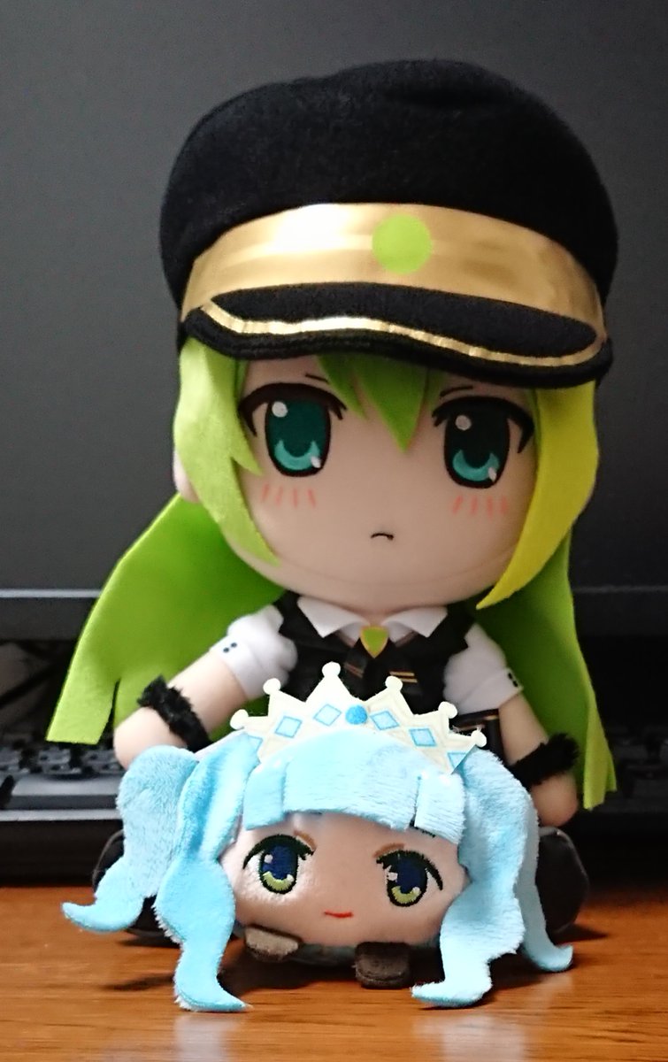 アリナのぬいぐるみ届いたsnaaと仲良し #マギレコ