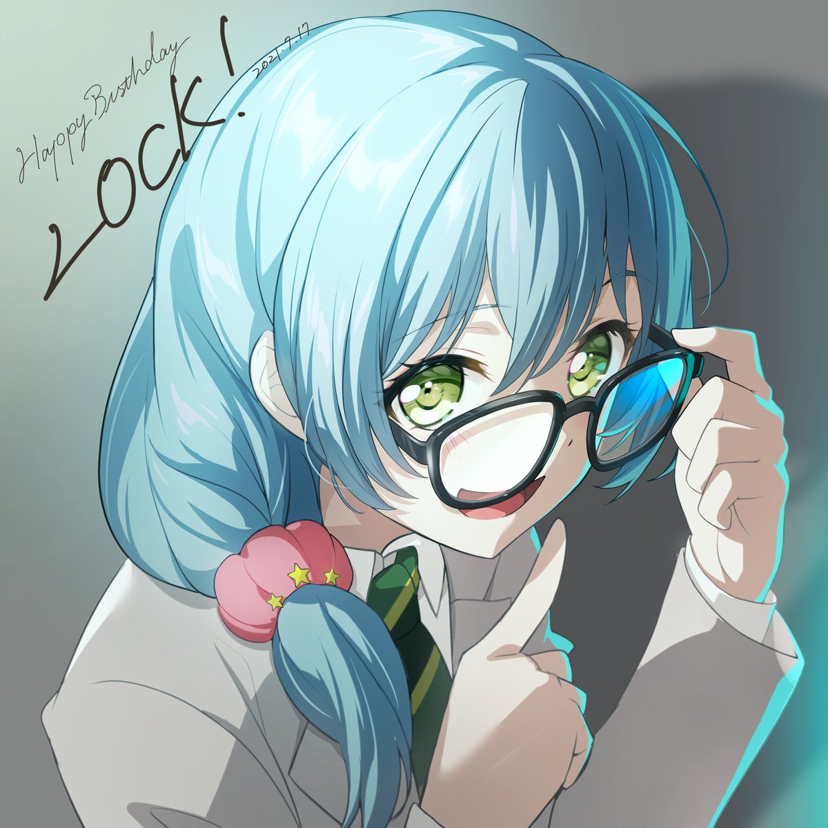 Happy Birthday ロック！ fanart #朝日六花生誕祭2021 #朝日六花誕生祭2021