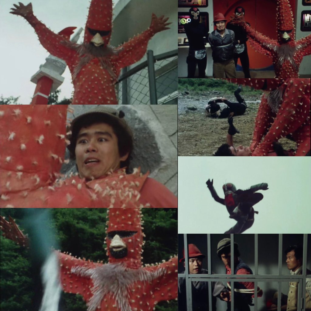 ヒトデンジャーの弱点は水。水を浴びると体が柔らかくなり攻撃が通用し