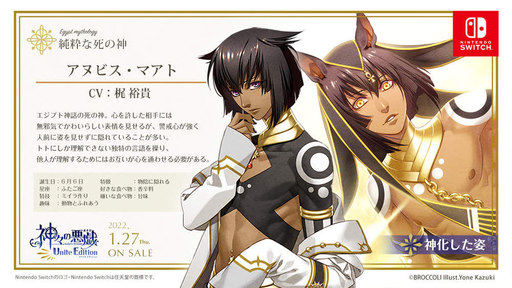 GAME】Nintendo Switch用ソフト「神々の悪戯 Unite Edition