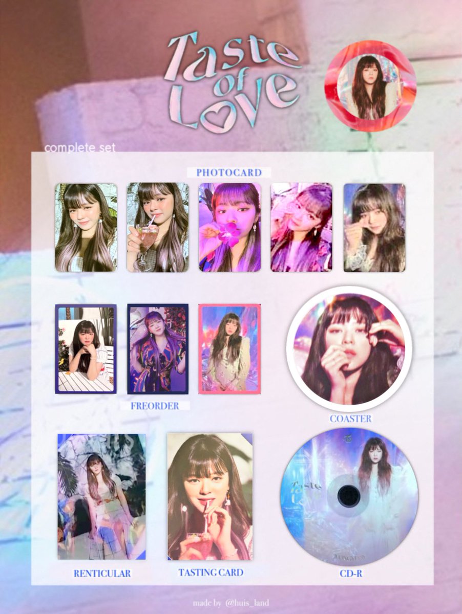 Taste of love トレカリスト🏖 保存⇒RT+いいね(お気持ちフォロー