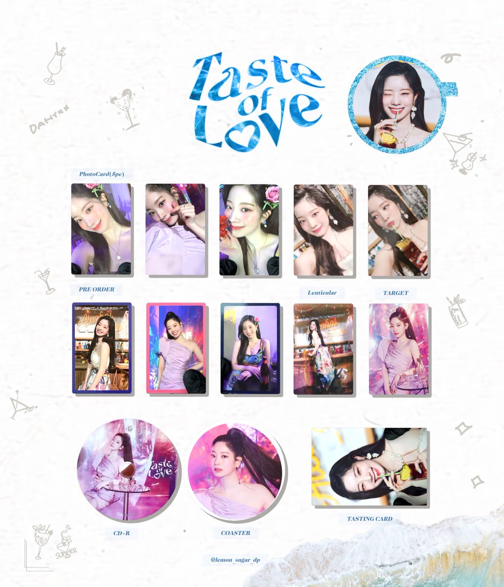 ダヒョンちゃん＆ももりん リスト #Taste_of_Love #twicephotocard