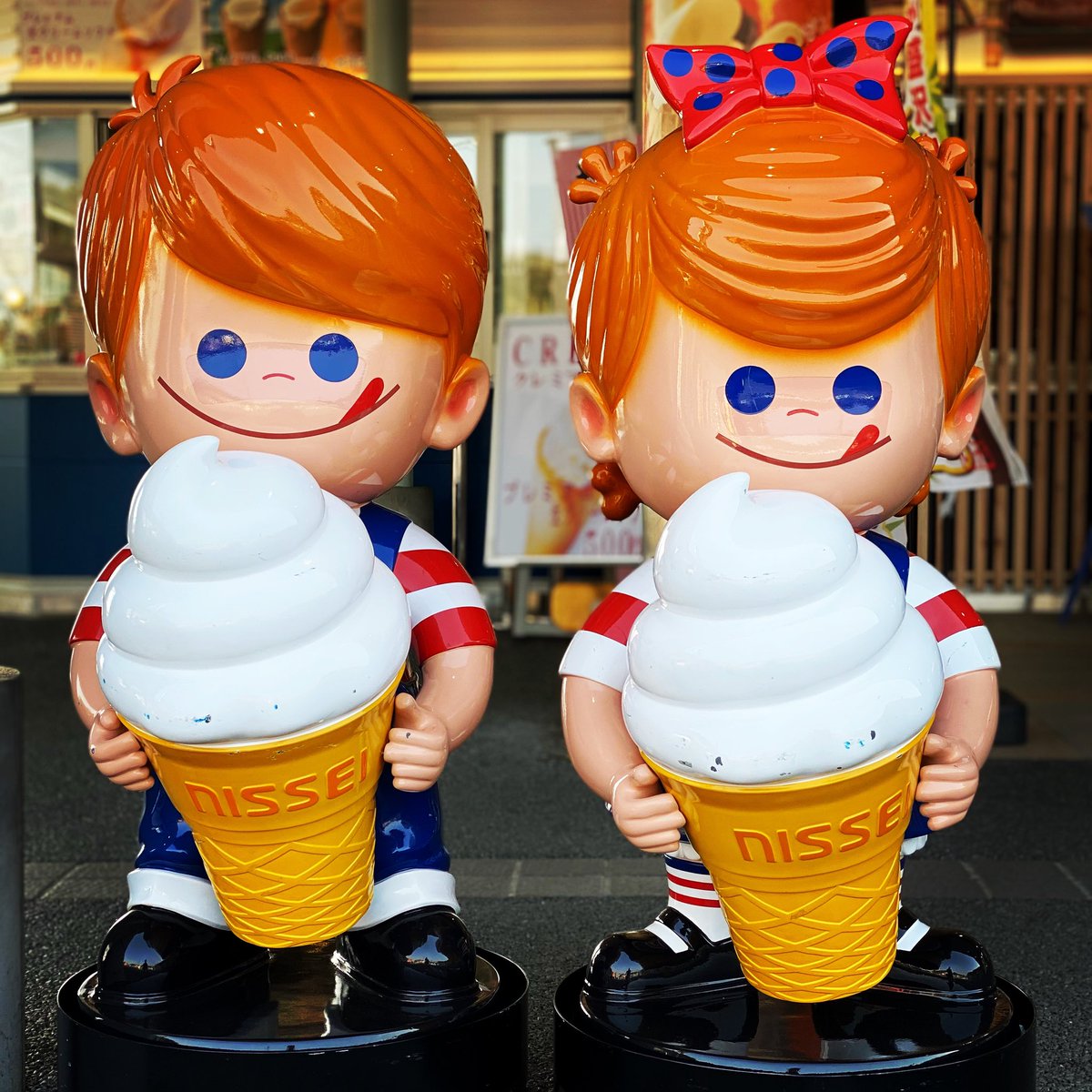 イメージキャラクター #日世 #ニッセイ #ソフトクリーム #ニックンと