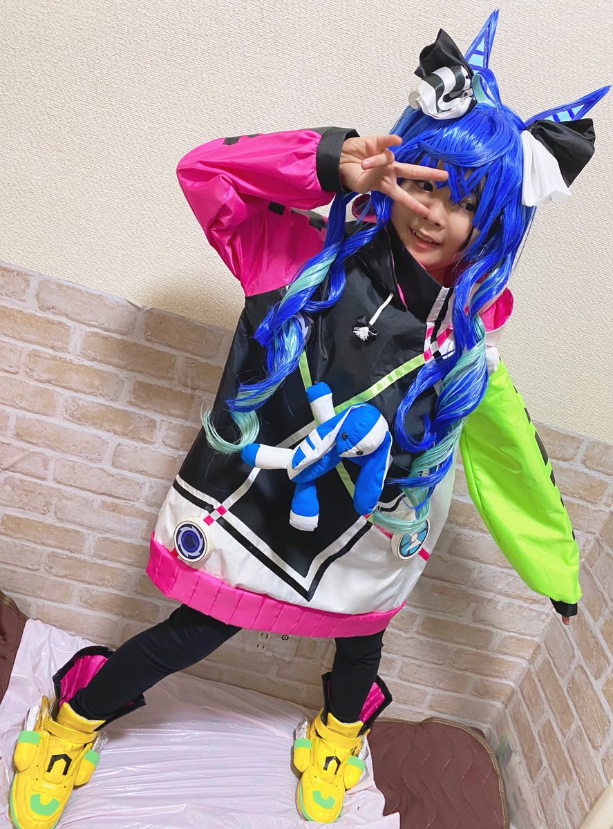 ウマ娘、ツインターボちゃんのコスプレ衣装出来ました～🐎 試着なので