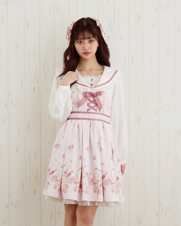 ♡♡New Arrival♡♡ #メイクアップラビット柄ワンピース 品番♡(197