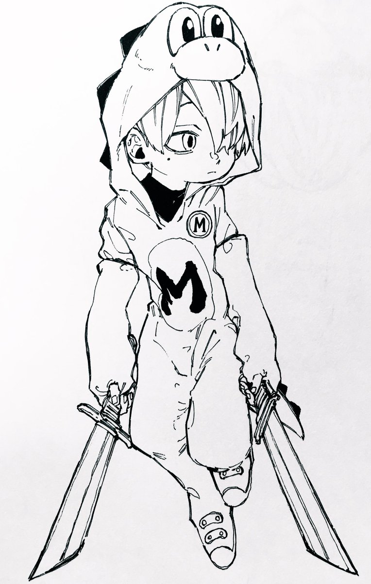 Post by 茶太郎 on X: 初めて描きました