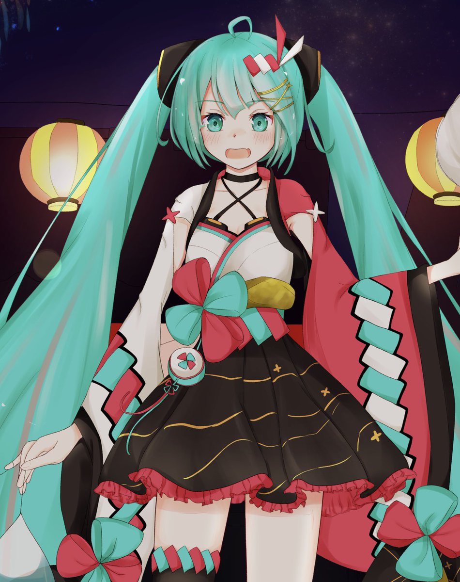 ぜったいに夏祭りを楽しむマジミラ2020ちゃん⛩🎇 #初音ミク #マジカル