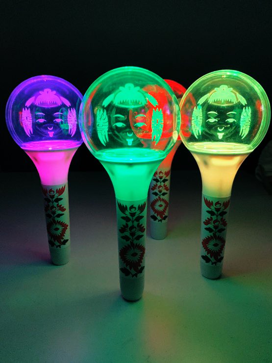 こけし風ペンライト」 今なら ゼッケン紙エプロン付で なんと! 税込