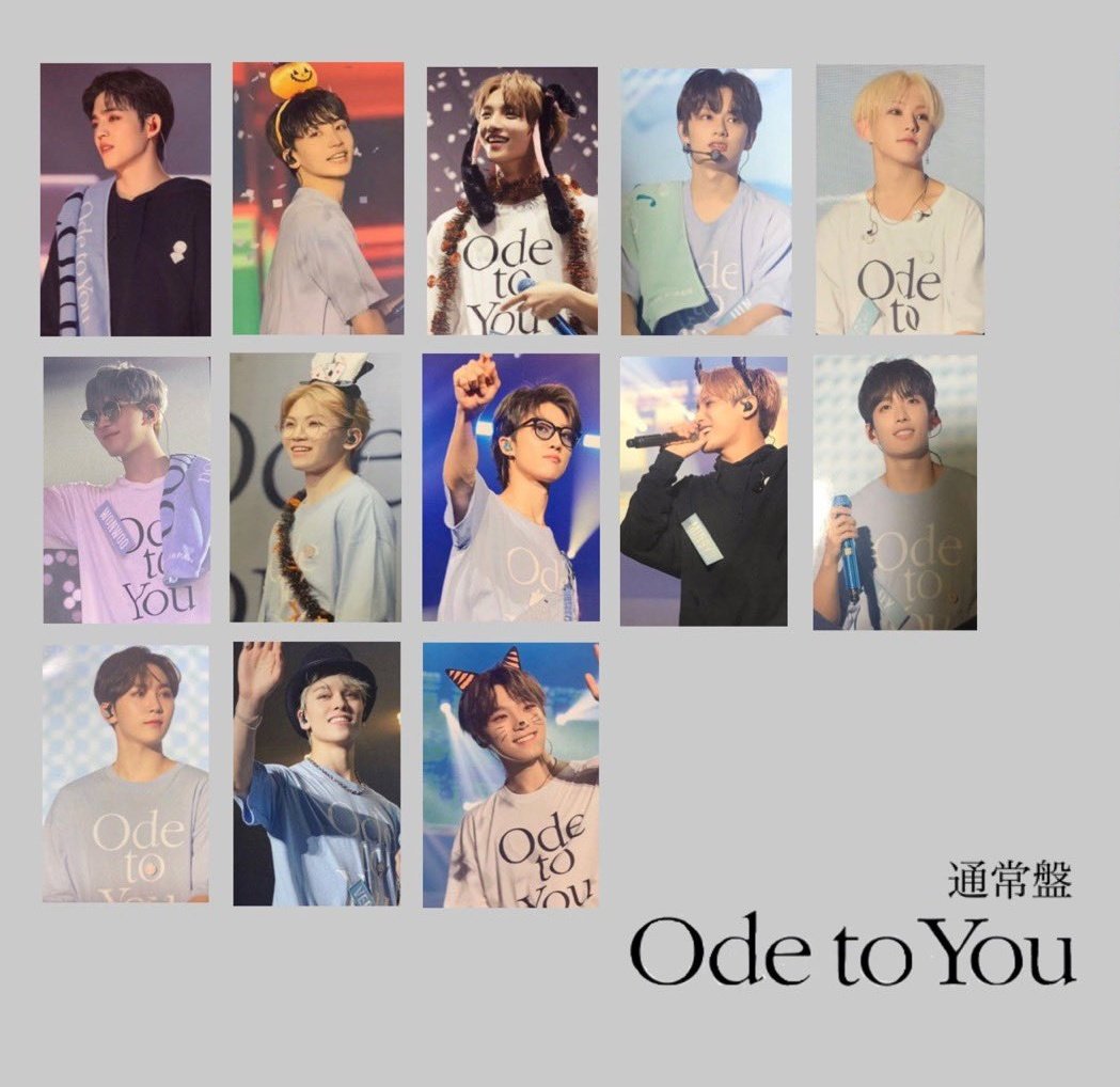 SEVENTEEN ode to you※トレカなし to SEVENTEEN DVD なし