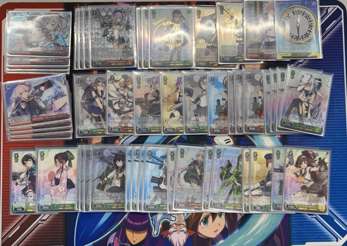 ヴァイスシュヴァルツ 引退 艦隊これくしょん デッキ まとめ 売り