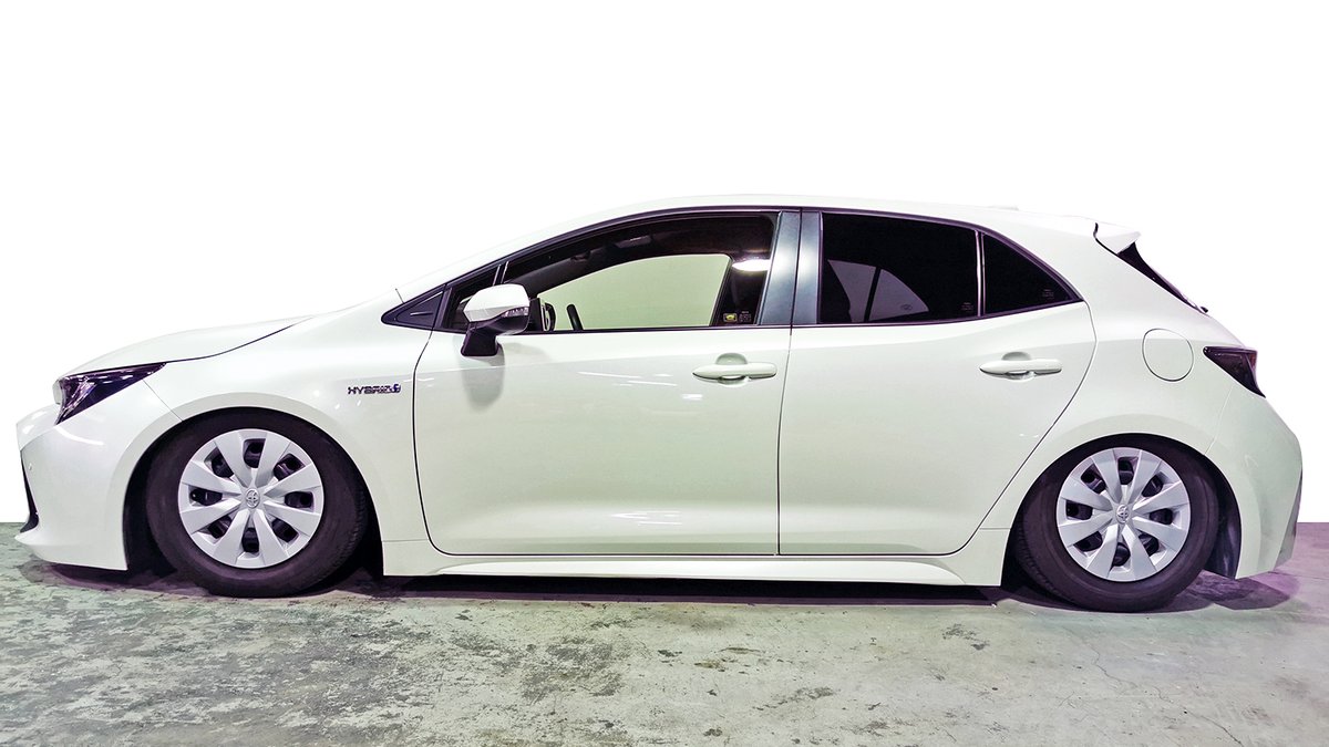 現在開発中のカローラスポーツ用SpecD車高調は、フロントが調整式