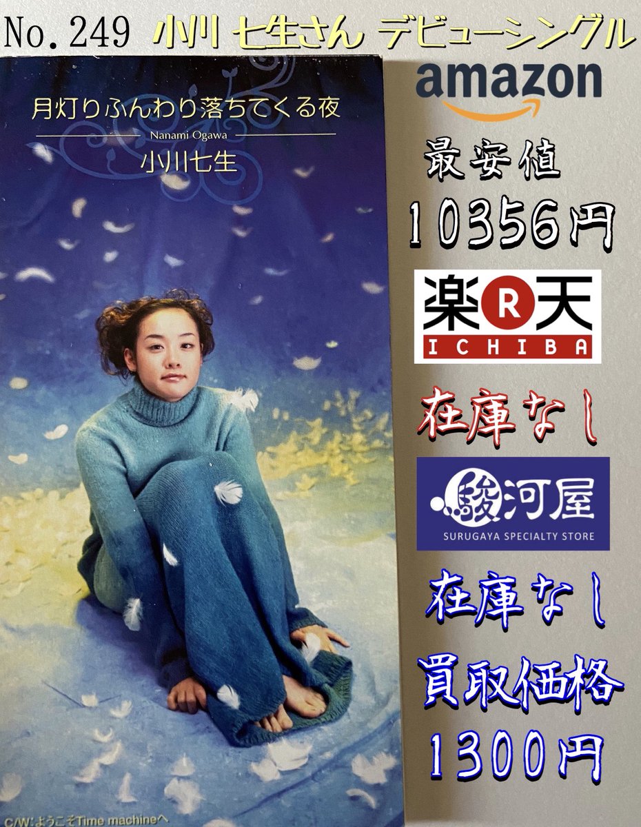 小川七生/月灯りふんわり落ちてくる夜(1997年発売) アニメ『クレヨン