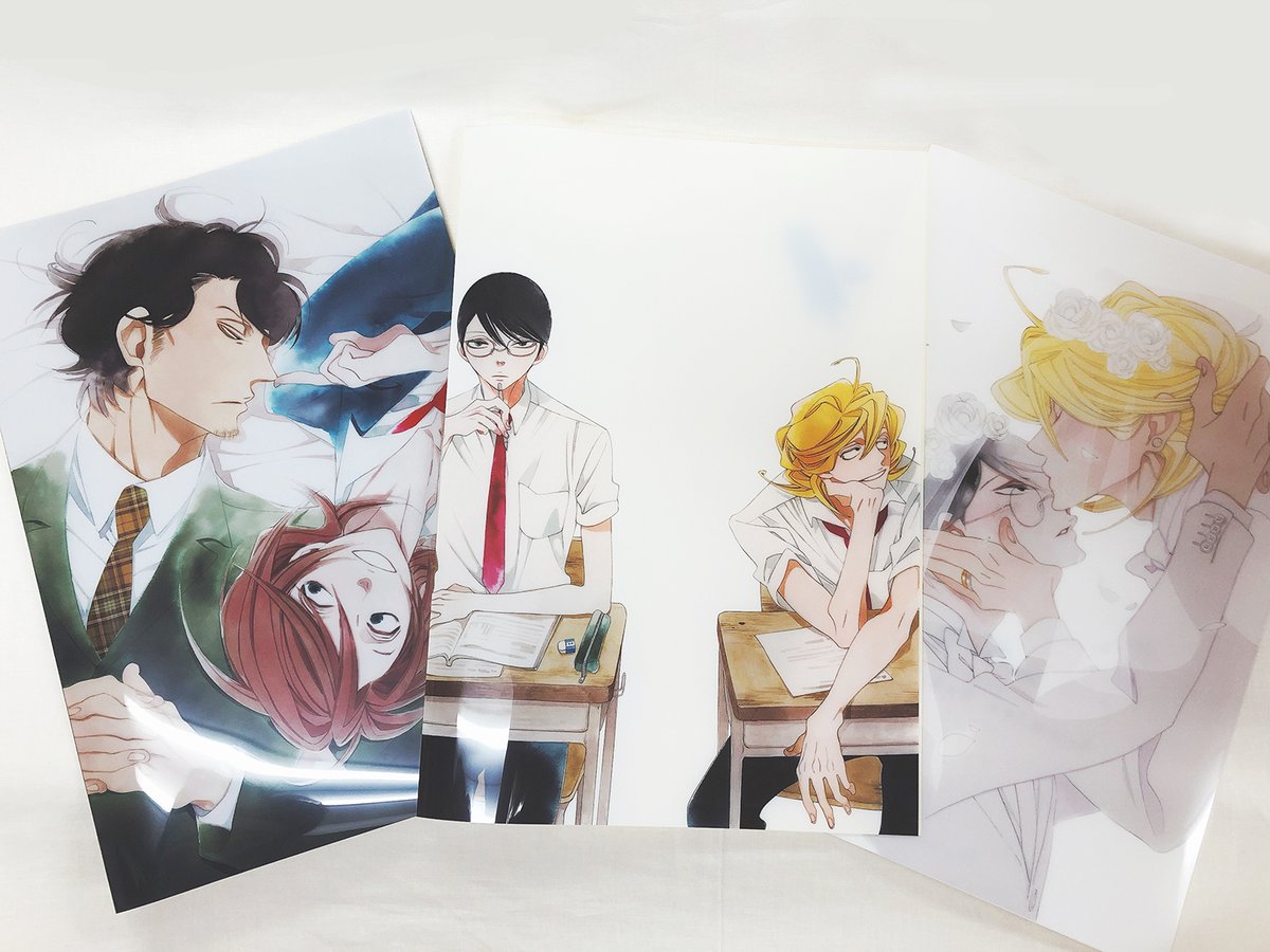 ✨【中村明日美子20年展】グッズ情報✨ 🤍［blanc］クリアファイルA