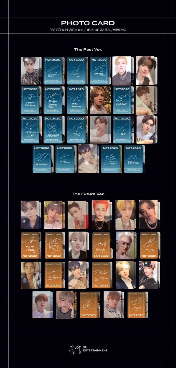 nct 2020 resonance kihno photocard / pc these are the ones with