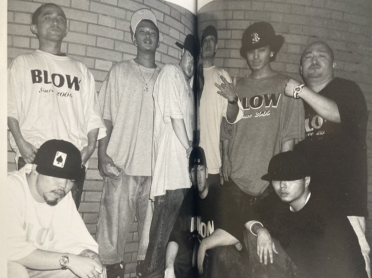 2006年、当時20代のSCARS 左上からSEEDA、Ari、