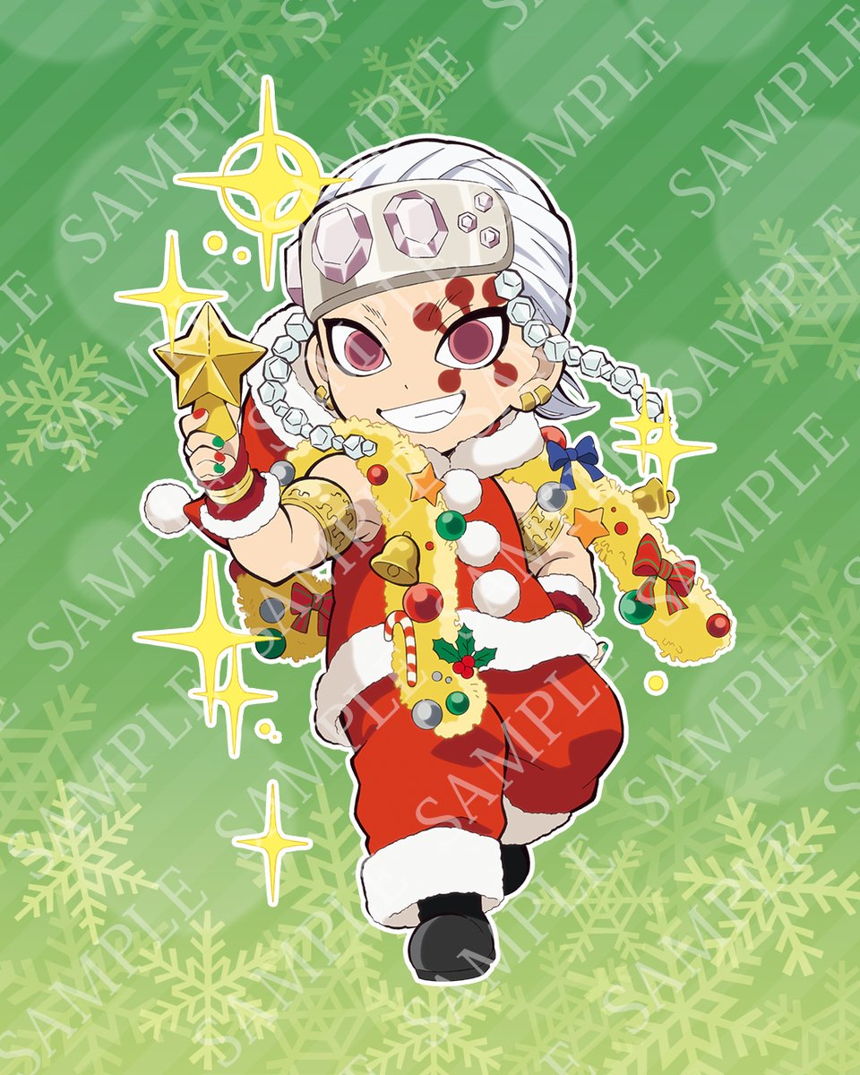 🎄「鬼滅の刃」クリスマスみにきゃらイラスト🎄 各キャラクター