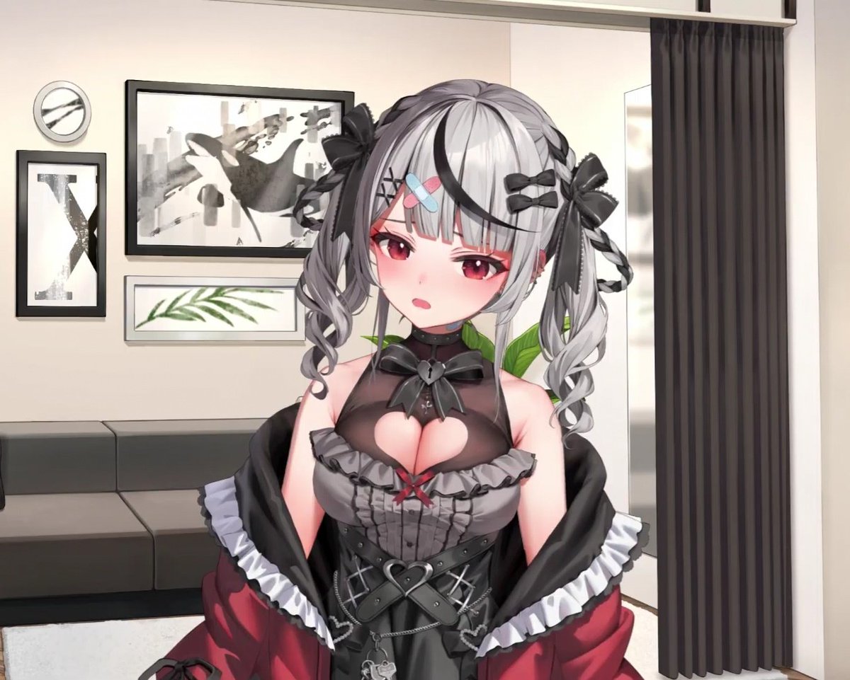 沙花叉クロヱ新衣装お披露目 ごちそうさまでした！ 地雷系沙花叉、想像