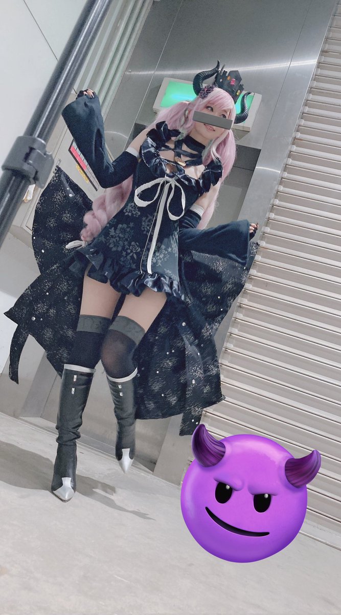 レインコード初コスしてきた〜!!死に神ちゃん!!衣装もウィッグも頑張っ