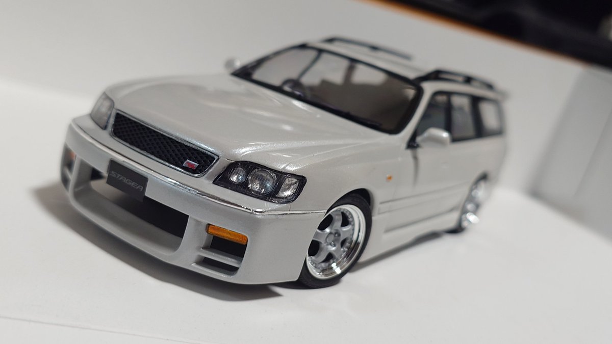フジミ 1/24 日産ステージア 260RS完成しました