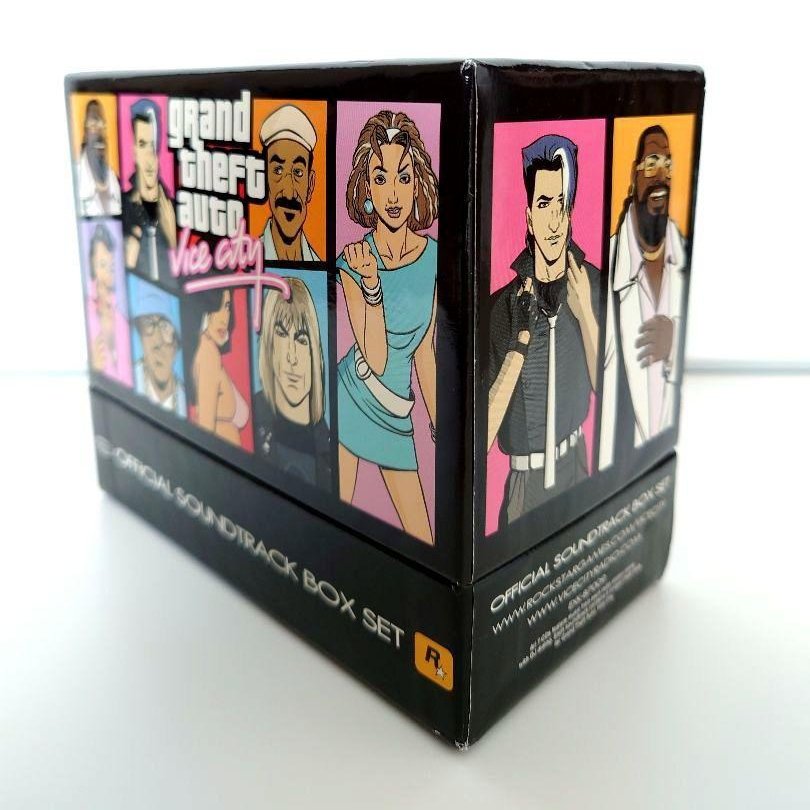 Grand Theft Auto: Vice City Official Soundtrack Box Set is a seven