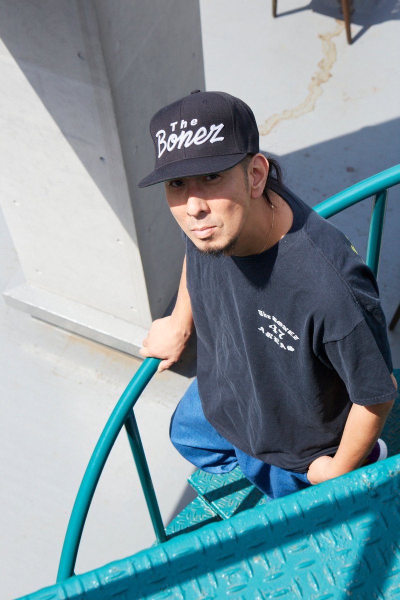 着用】 10th Anniversary Flat Visor cap PRICE : ¥5.800-(in tax