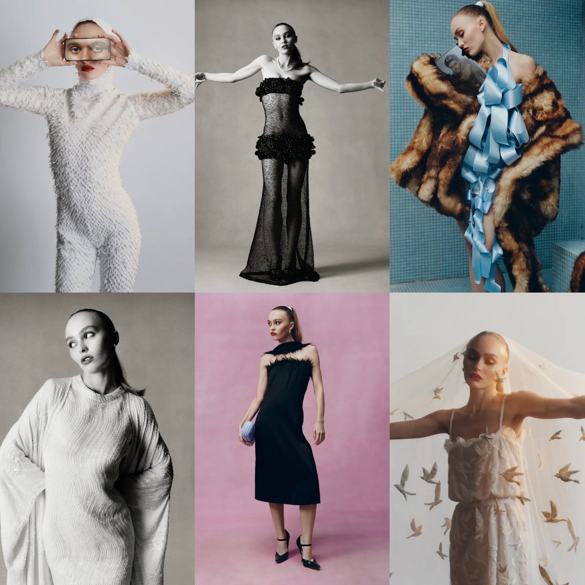 Lily Rose Depp for W Magazine.