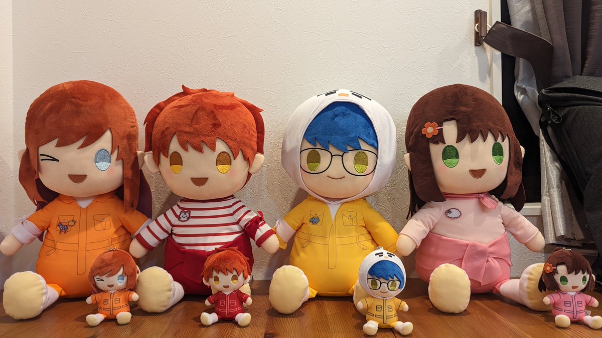 あかがみん東武公 ぬいぐるみ 届いたので色々大きさわかるように撮った