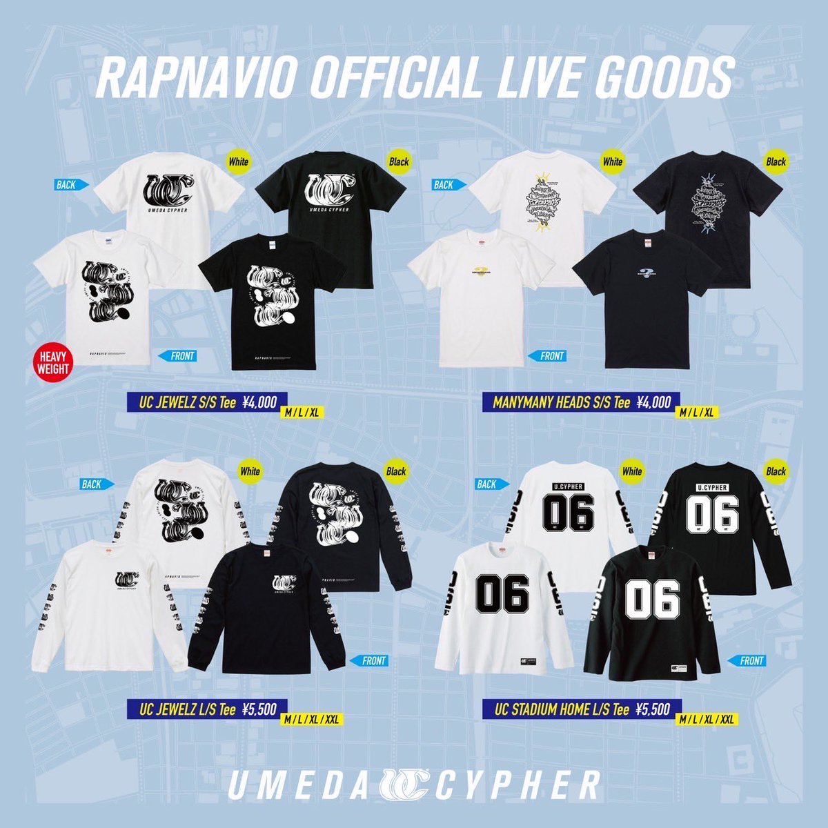 💥NEW GOODS💥 #RAPNAVIO RELEASE ONE MAN TOUR ◼︎UC AUTHENTIC BB
